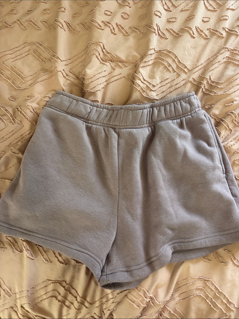 Rue21 Light Gray Athletic Fleece Shorts